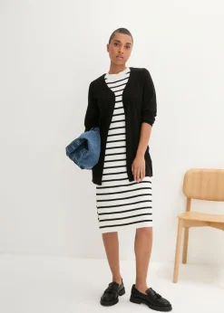 Mujer bonprix bonprix Chaqueta de punto de algodón ligero y calidad superior