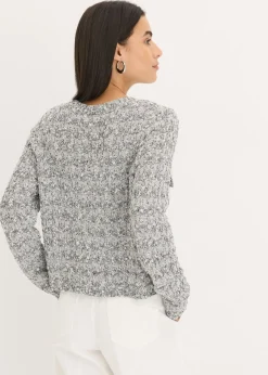 Mujer bonprix bonprix Chaqueta de punto de bouclé