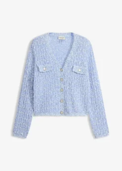 Mujer bonprix bonprix Chaqueta de punto de bouclé