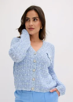 Mujer bonprix bonprix Chaqueta de punto de bouclé