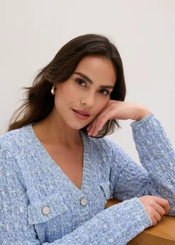 Mujer bonprix bonprix Chaqueta de punto de bouclé