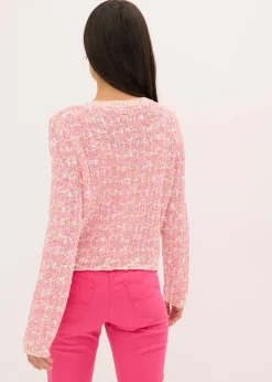 Mujer bonprix bonprix Chaqueta de punto de bouclé