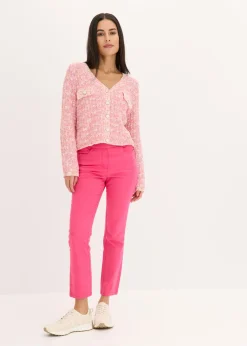 Mujer bonprix bonprix Chaqueta de punto de bouclé