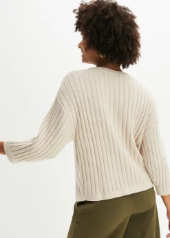 Mujer bonprix bonprix Chaqueta de punto de estilo boxy