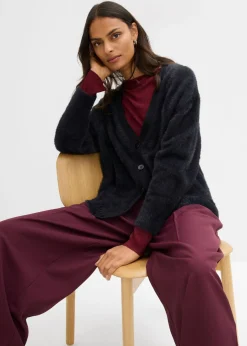 Mujer bonprix bonprix Chaqueta de punto de mezcla de viscosa