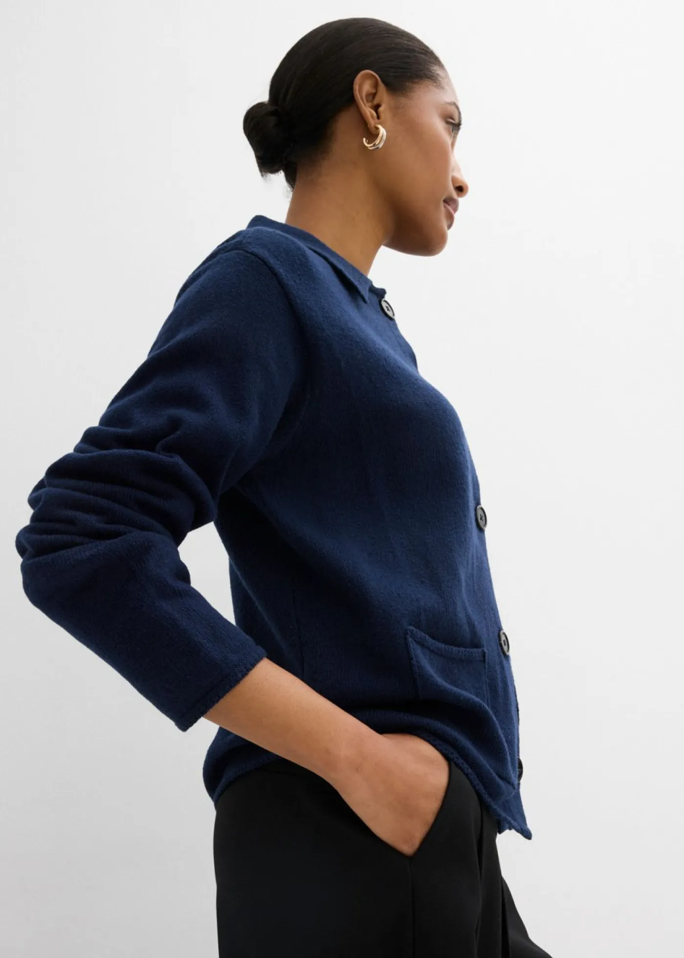 Mujer bonprix bonprix Chaqueta de punto de mezcla de viscosa