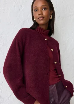 Mujer bonprix bonprix Chaqueta de punto de mezcla de alpaca