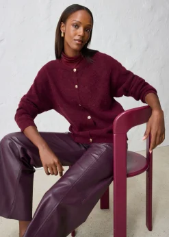 Mujer bonprix bonprix Chaqueta de punto de mezcla de alpaca