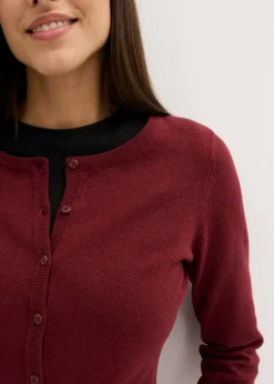 Mujer bonprix bonprix Chaqueta de punto fino con algodón reciclado