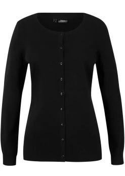 Mujer bonprix bonprix Chaqueta de punto fino con algodón reciclado