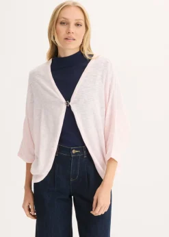 Mujer bonprix bonprix Chaqueta de punto fino de algodón puro