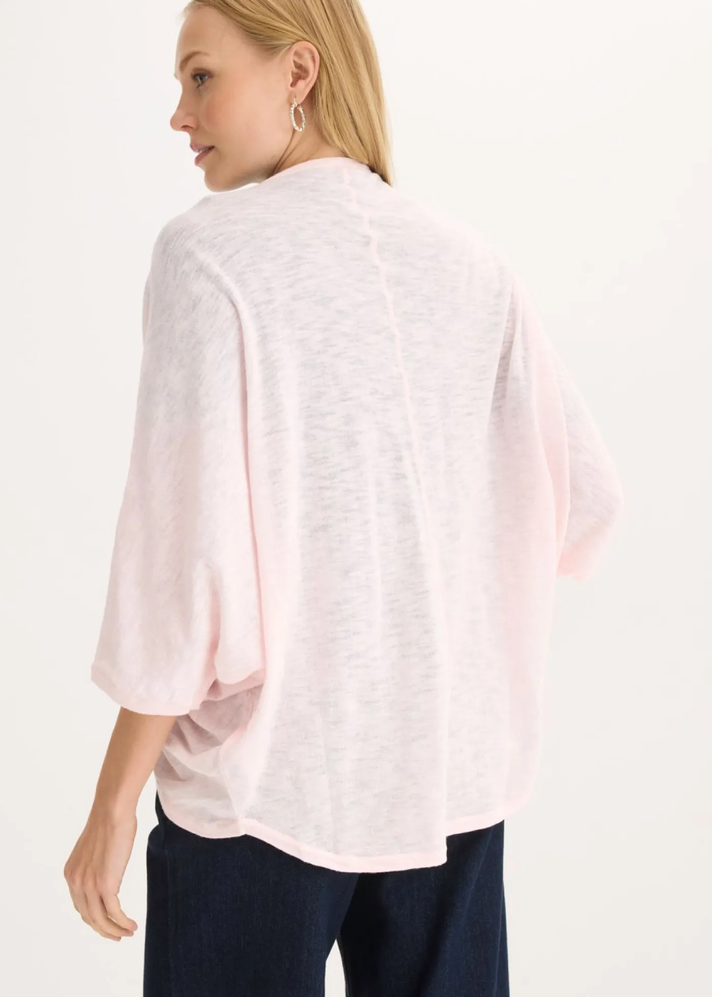 Mujer bonprix bonprix Chaqueta de punto fino de algodón puro