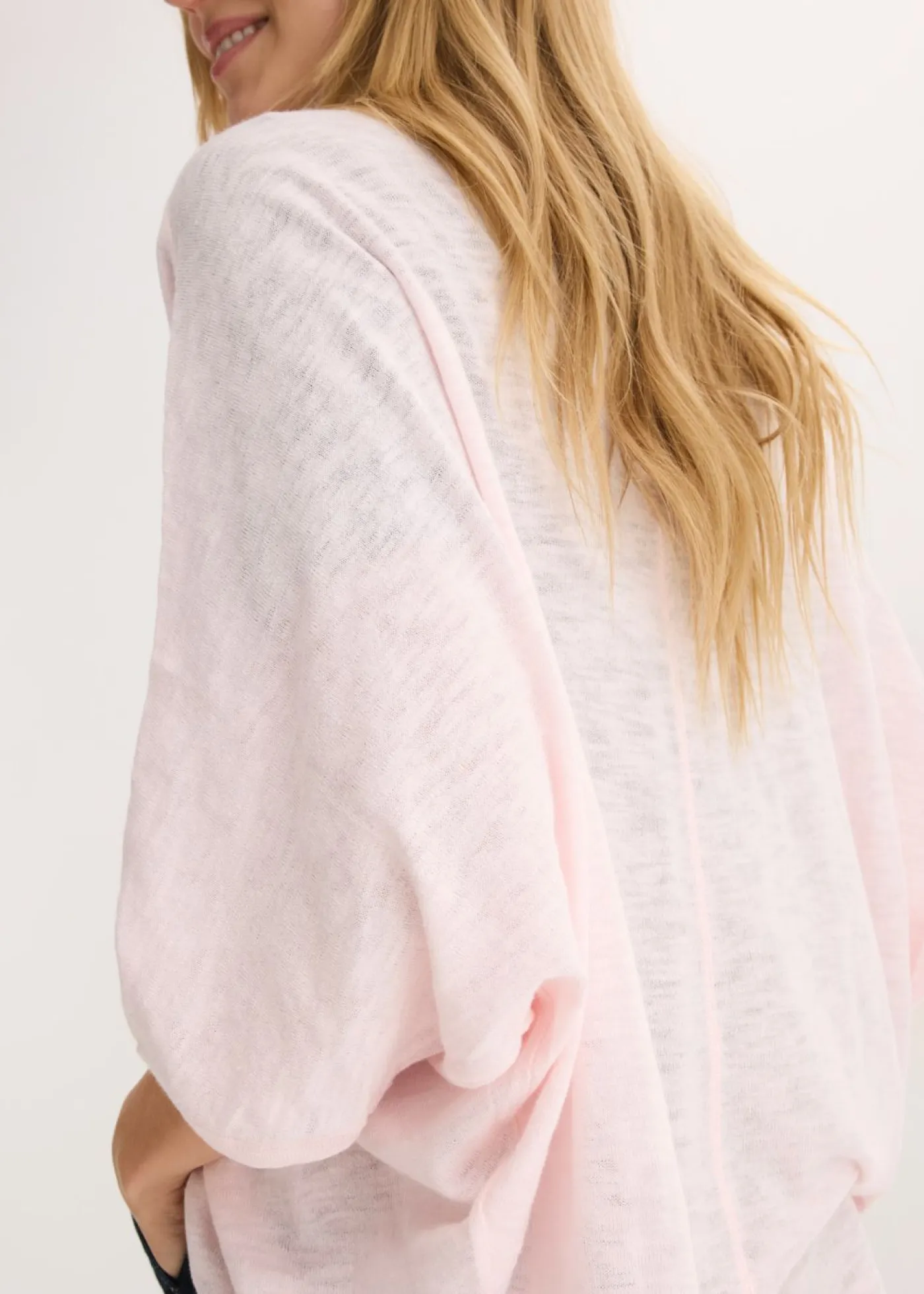 Mujer bonprix bonprix Chaqueta de punto fino de algodón puro