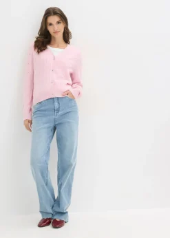 Mujer bonprix bonprix Chaqueta de punto fino de mezcla de viscosa