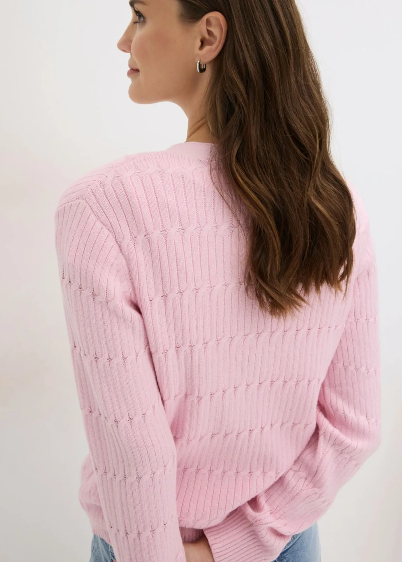 Mujer bonprix bonprix Chaqueta de punto fino de mezcla de viscosa