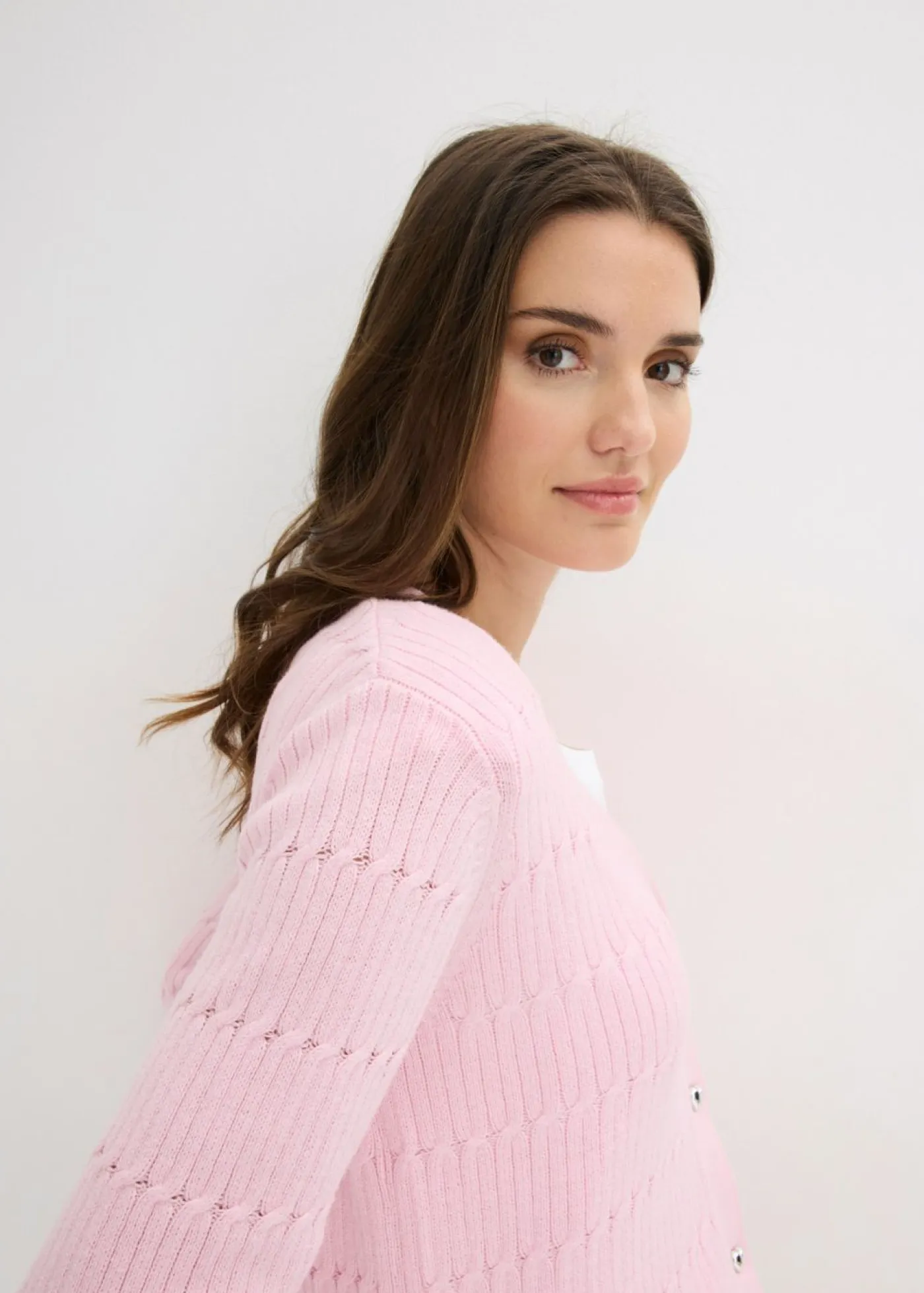 Mujer bonprix bonprix Chaqueta de punto fino de mezcla de viscosa