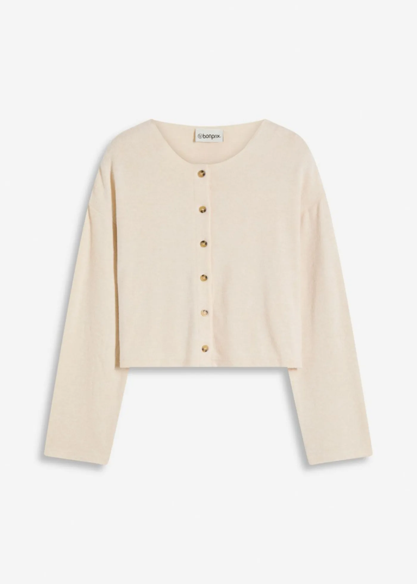 Mujer bonprix bonprix Chaqueta de punto fino de canalé