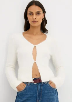 Mujer bonprix bonprix Chaqueta de punto fino de hilo suave