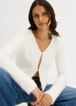 Mujer bonprix bonprix Chaqueta de punto fino de hilo suave