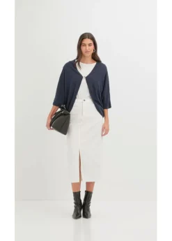 Mujer bonprix bonprix Chaqueta de punto fino de algodón puro