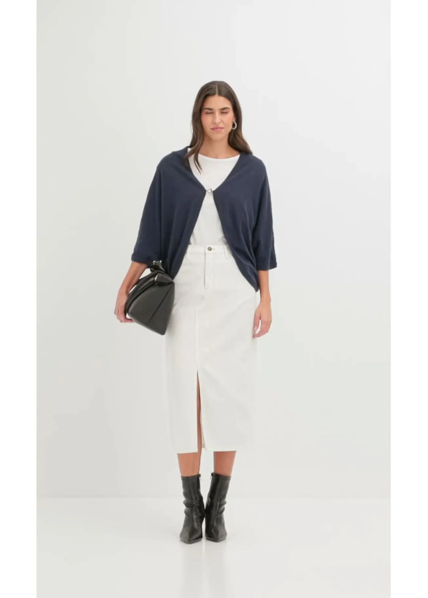 Mujer bonprix bonprix Chaqueta de punto fino de algodón puro