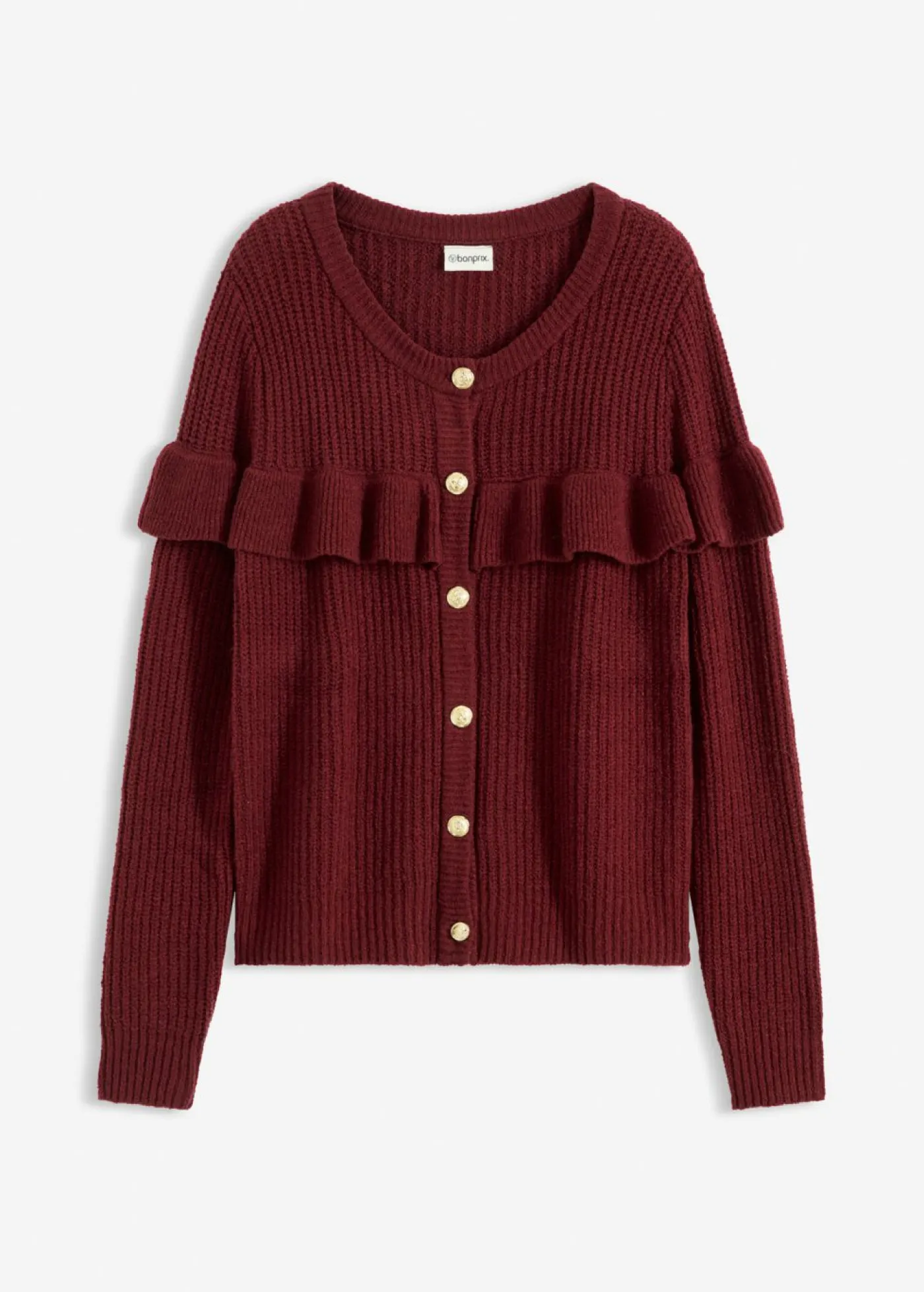 Mujer bonprix bonprix Chaqueta de punto fino de mezcla de algodón