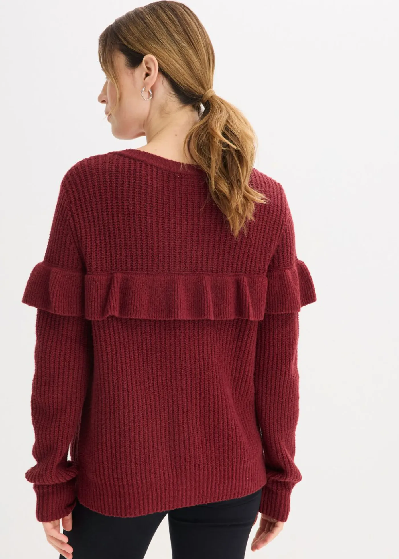 Mujer bonprix bonprix Chaqueta de punto fino de mezcla de algodón