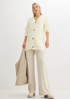 Mujer bonprix bonprix Chaqueta de punto grueso de suave mezcla de lana