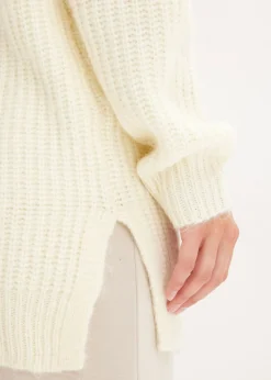 Mujer bonprix bonprix Chaqueta de punto grueso de suave mezcla de lana