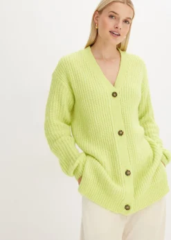 Mujer bonprix bonprix Chaqueta de punto grueso de suave mezcla de lana