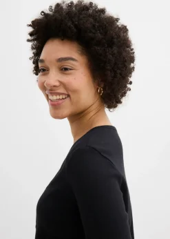 Mujer bonprix bonprix Chaqueta de punto grueso de algodón orgánico puro