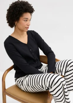 Mujer bonprix bonprix Chaqueta de punto grueso de algodón orgánico puro