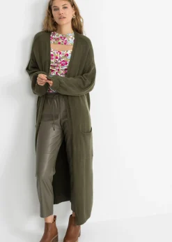 Mujer bonprix bonprix Chaqueta de punto holgada de largo midi