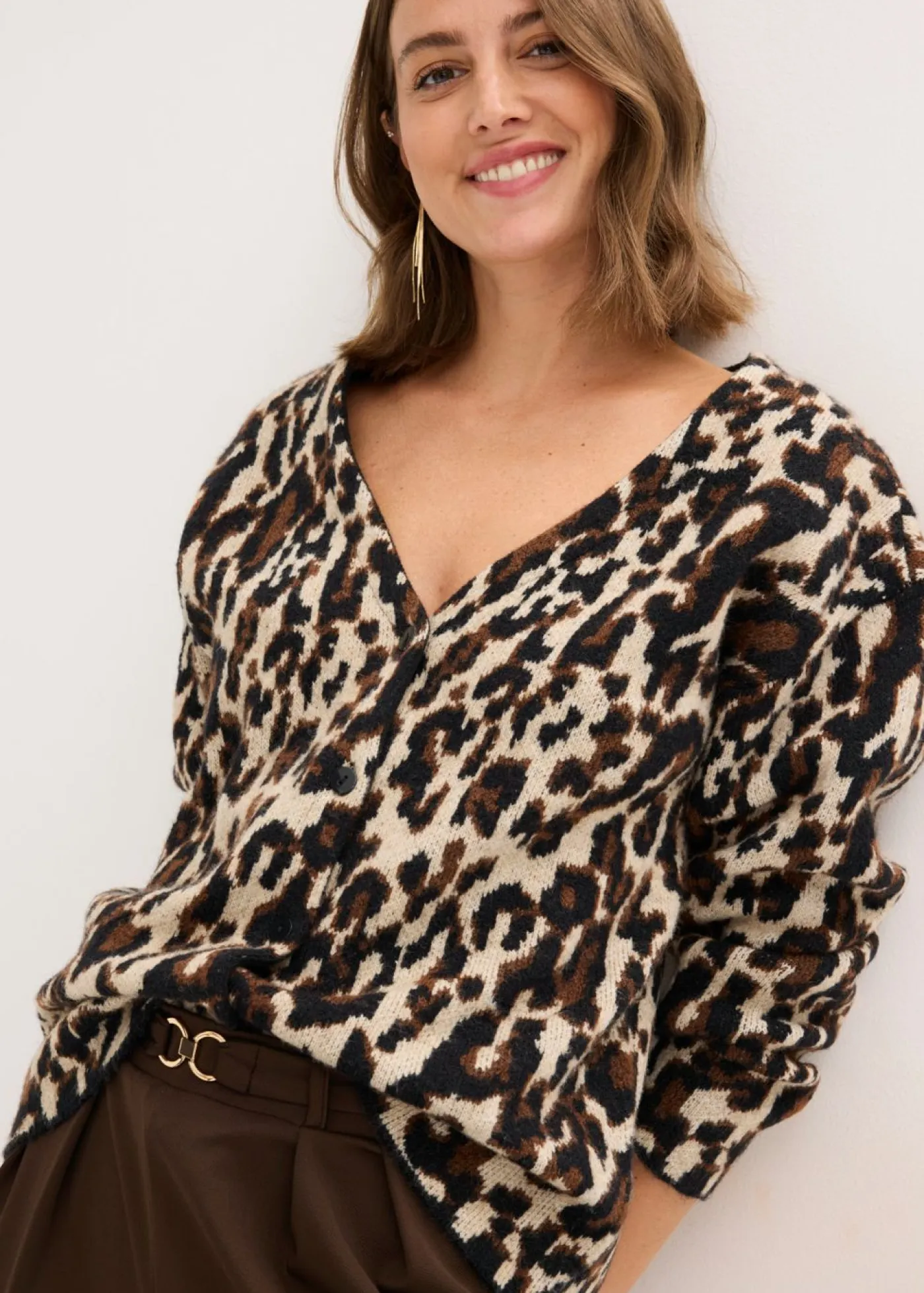 Mujer bonprix bonprix Chaqueta de punto jacquard