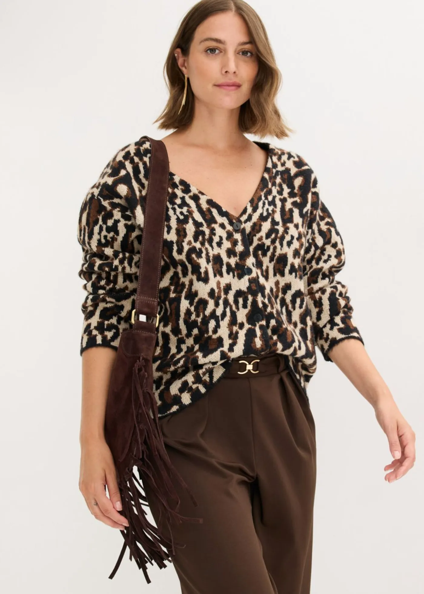 Mujer bonprix bonprix Chaqueta de punto jacquard