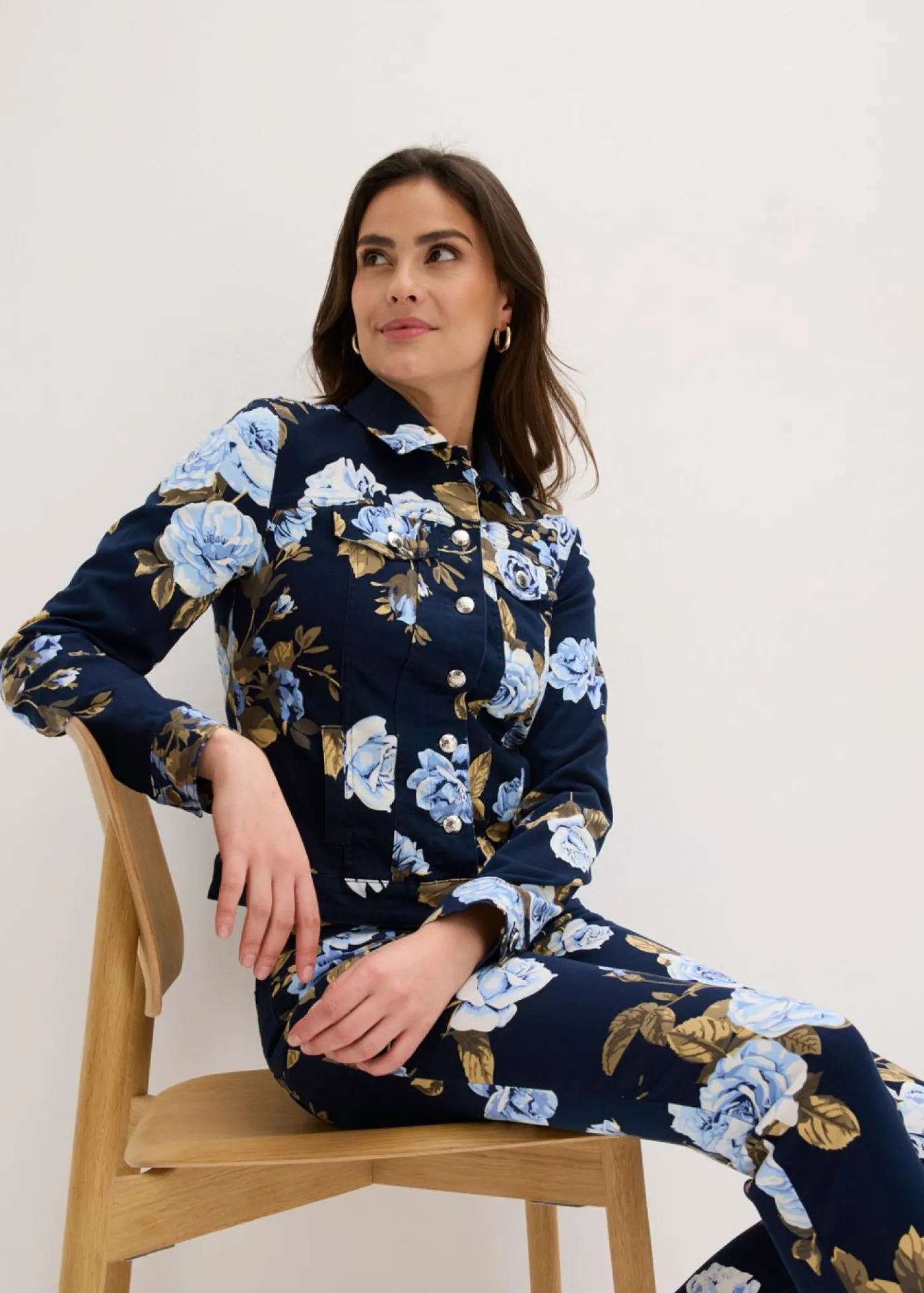 Mujer bonprix bonprix Chaqueta de sarga de algodón