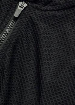 bonprix bonprix Ropa Deportiva|Chaquetas Y Abrigos>Chaqueta deportiva transparente de malla con corte holgado Negro