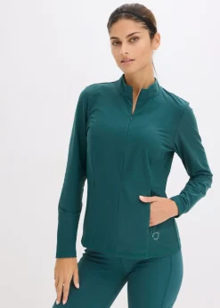 Mujer bonprix bonprix Chaqueta deportiva térmica con media cremallera y material de secado rápido
