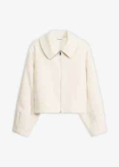 bonprix bonprix Chaquetas Y Abrigos|Novedades>Chaqueta forrada oversize Blanco lana