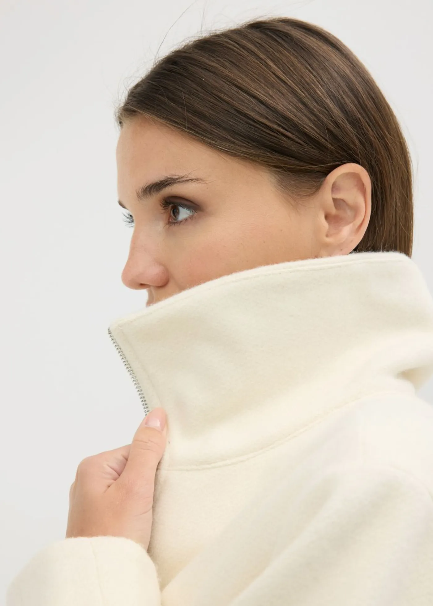 bonprix bonprix Chaquetas Y Abrigos|Novedades>Chaqueta forrada oversize Blanco lana