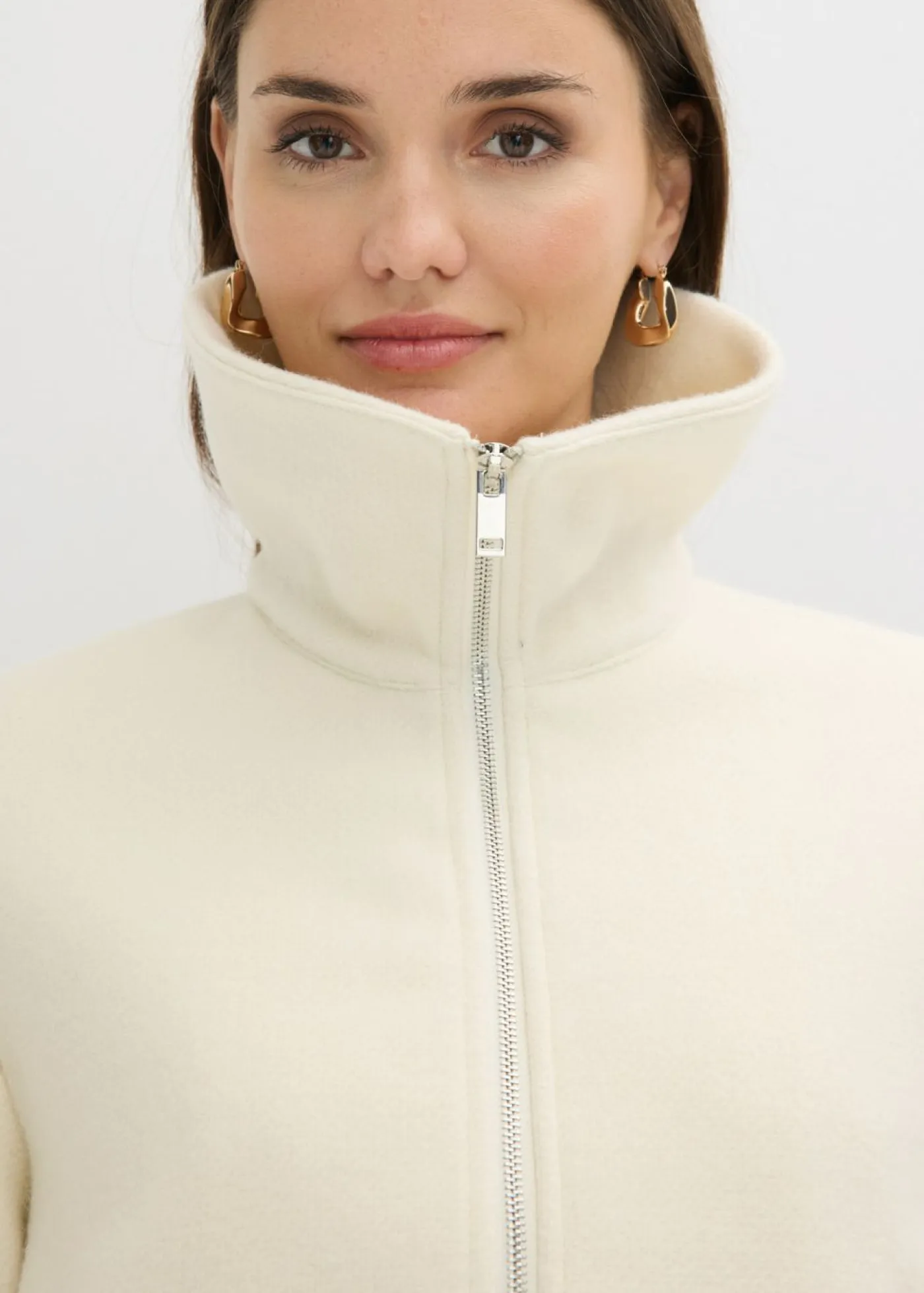 bonprix bonprix Chaquetas Y Abrigos|Novedades>Chaqueta forrada oversize Blanco lana