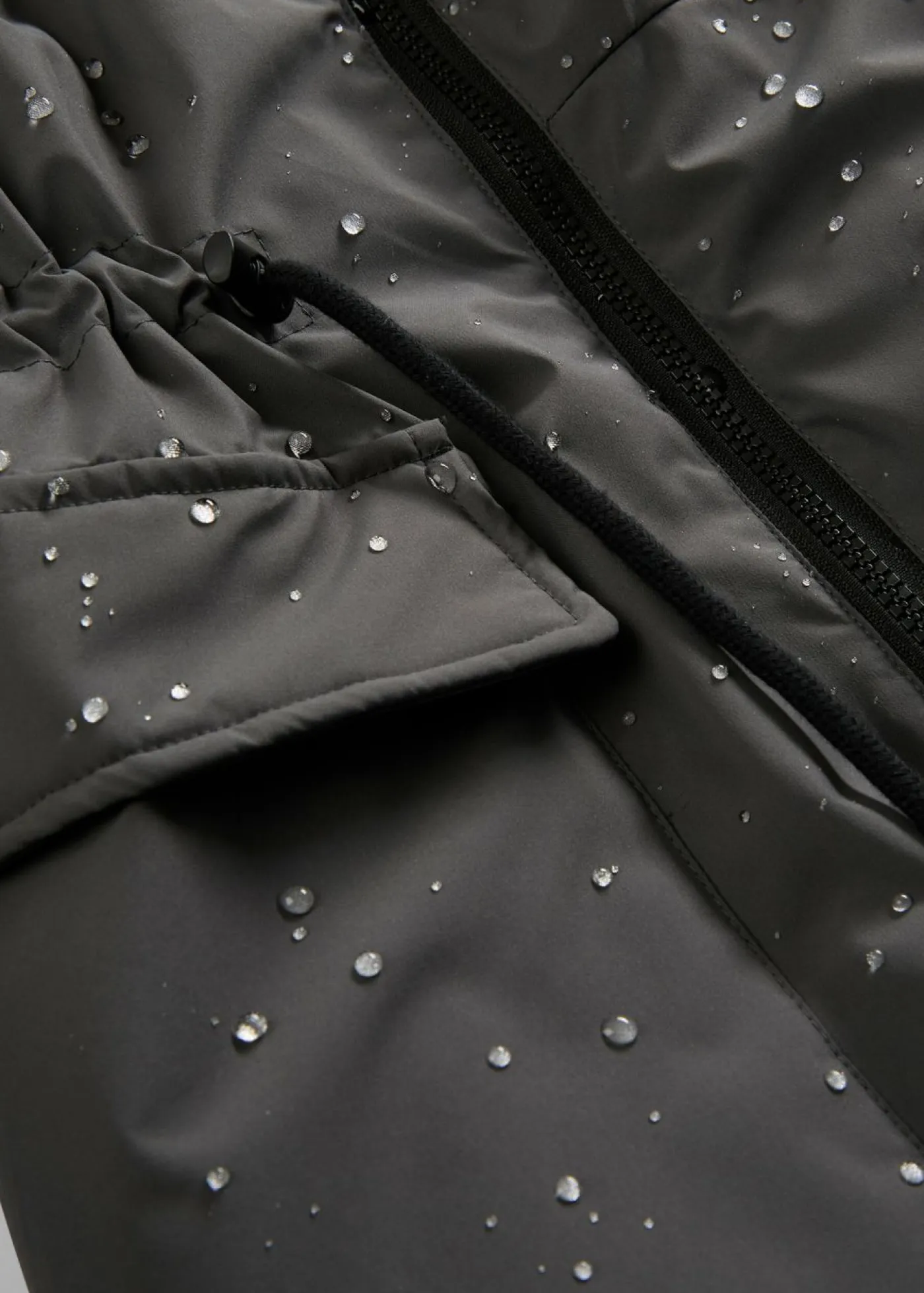 bonprix bonprix Premamá>Chaqueta forrada para durante y después del embarazo gris oscuro-negro