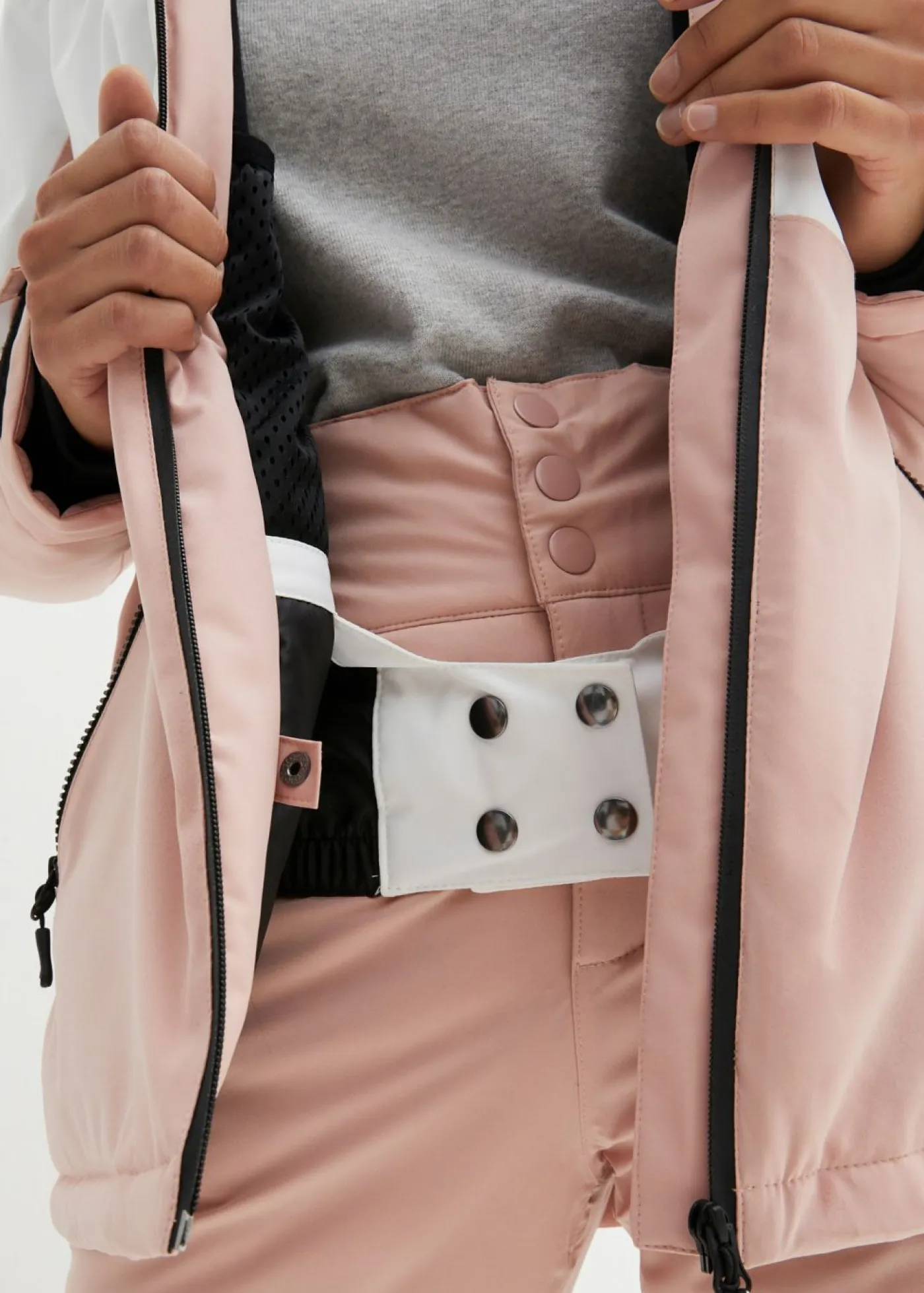 bonprix bonprix Ropa Para El Aire Libre|Ropa Deportiva>Chaqueta funcional de esquí de material impermeable Rosa vintage