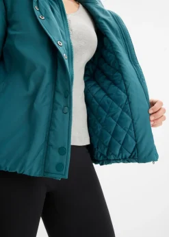 Mujer bonprix bonprix Chaqueta funcional impermeable con aspecto 2 en 1