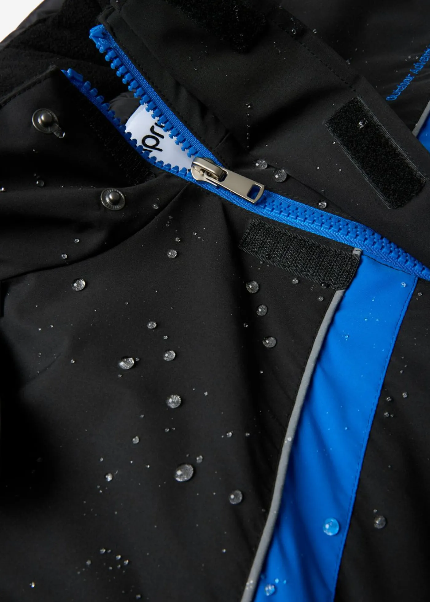 bonprix bonprix Chaquetas Y Abrigos·Chaquetas|Chaquetas Y Abrigos·Chaquetas Técnicas>Chaqueta funcional impermeable con capucha desmontable Negro/Azur