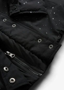 bonprix bonprix Chaquetas Y Abrigos>Chaqueta funcional impermeable con aspecto 2 en 1 Negro