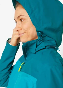 Mujer bonprix bonprix Chaqueta funcional impermeable con capucha