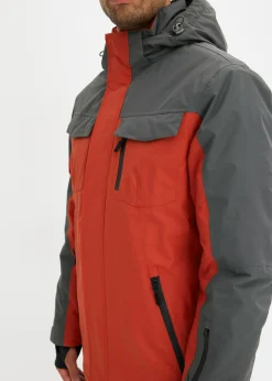 Hombre bonprix bonprix Chaqueta funcional impermeable con capucha desmontable