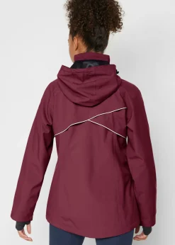 Mujer bonprix bonprix Chaqueta funcional impermeable con detalles reflectantes