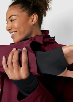 Mujer bonprix bonprix Chaqueta funcional impermeable con detalles reflectantes